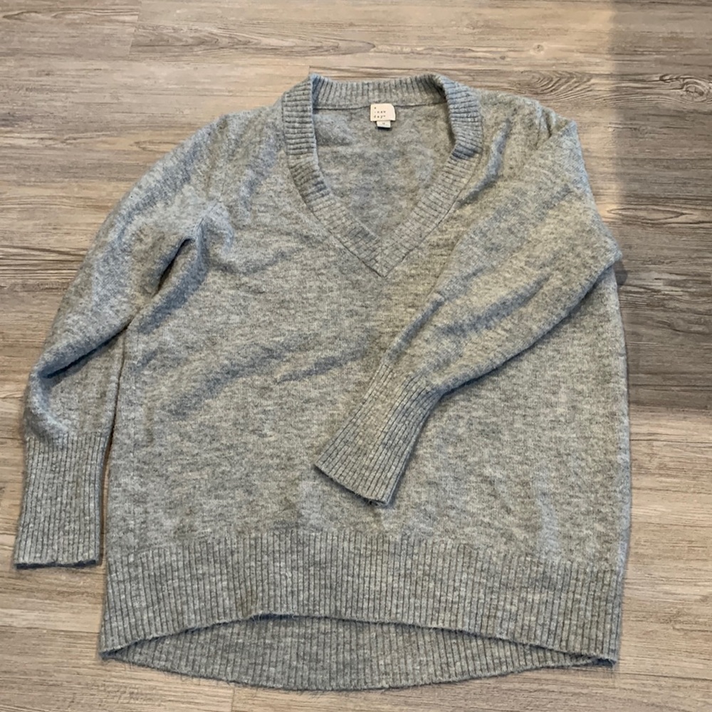 Gray sweater